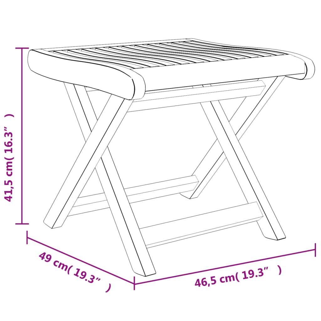 vidaXL Set Salotto da Giardino 5 pz in Legno Massello di Teak