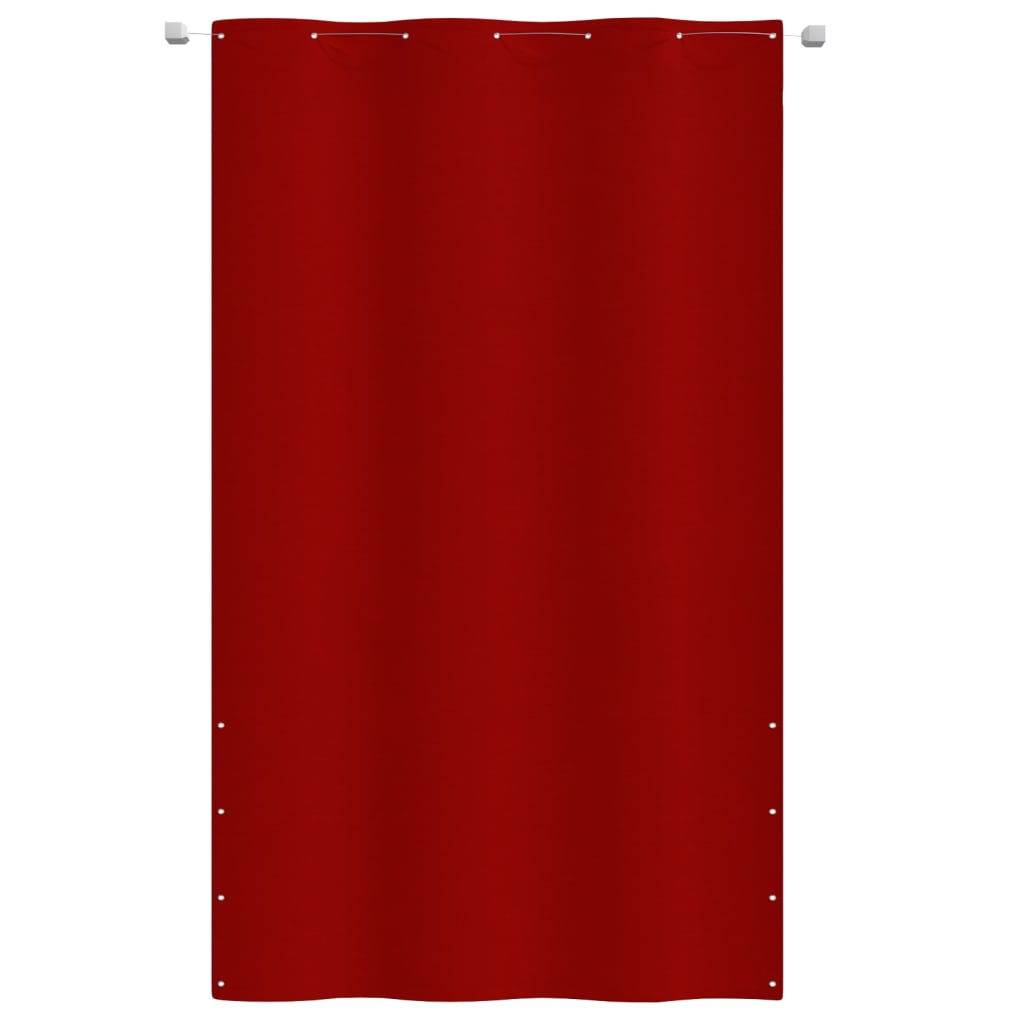 vidaXL Paravento per Balcone Rosso 140x240 cm in Tessuto Oxford