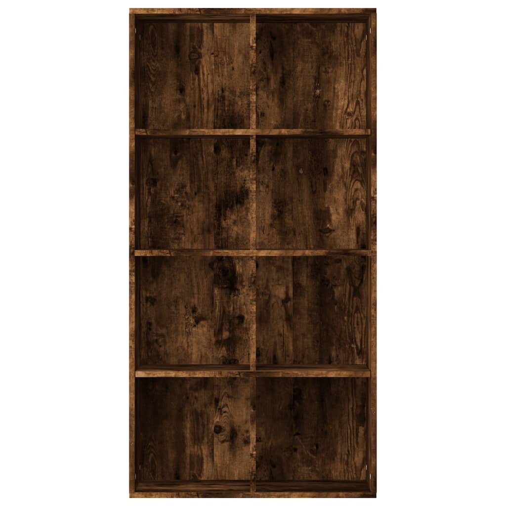 vidaXL Libreria/Credenza Rovere Fumo 66x30x130 cm in Legno Multistrato