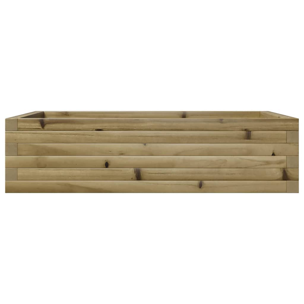 vidaXL Fioriera da Giardino 90x60x23 cm in Legno di Pino Impregnato