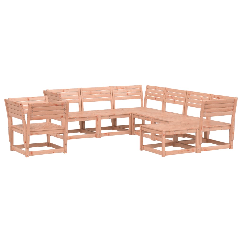 vidaXL Set Salotto da Giardino 8 pz in Legno Massello di Douglas