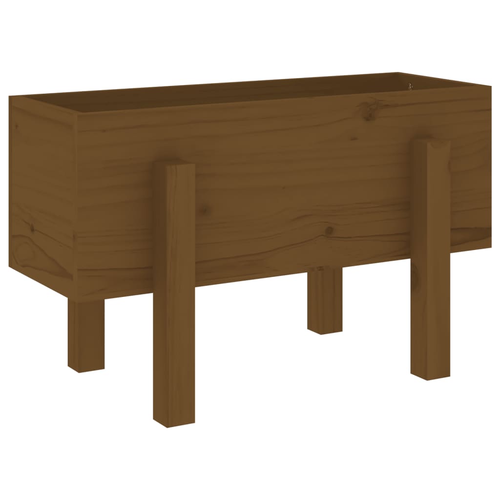 vidaXL Fioriera da Giardino Ambra 62x30x38 cm Legno Massello di Pino