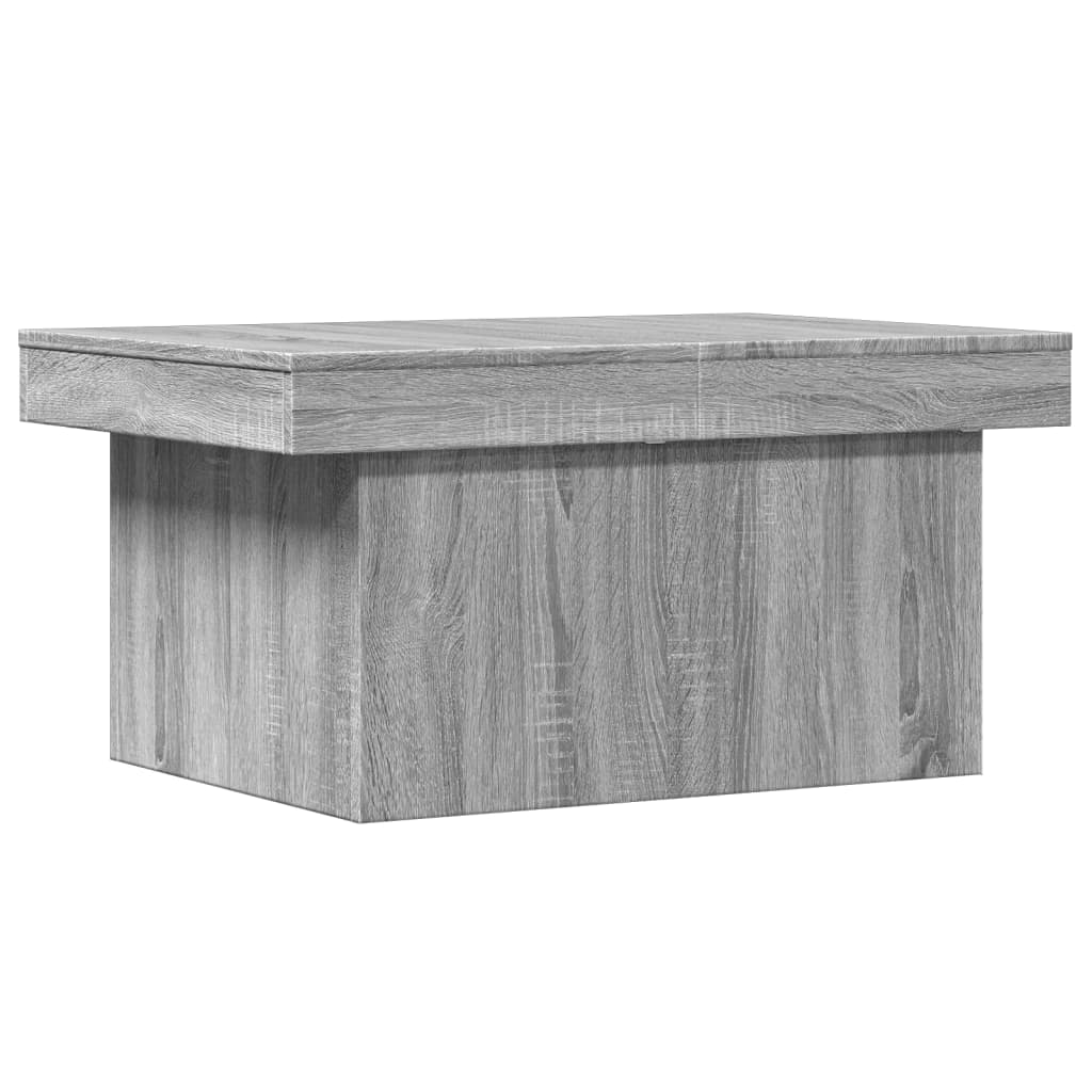 vidaXL Tavolino da Salotto Grigio Sonoma 80x55x40 cm Legno Multistrato