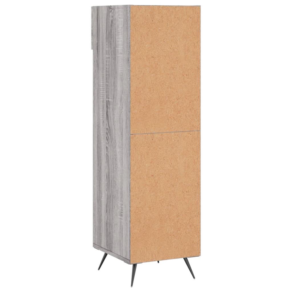 vidaXL Scarpiera Grigio Sonoma 30x35x105 cm in Legno Multistrato