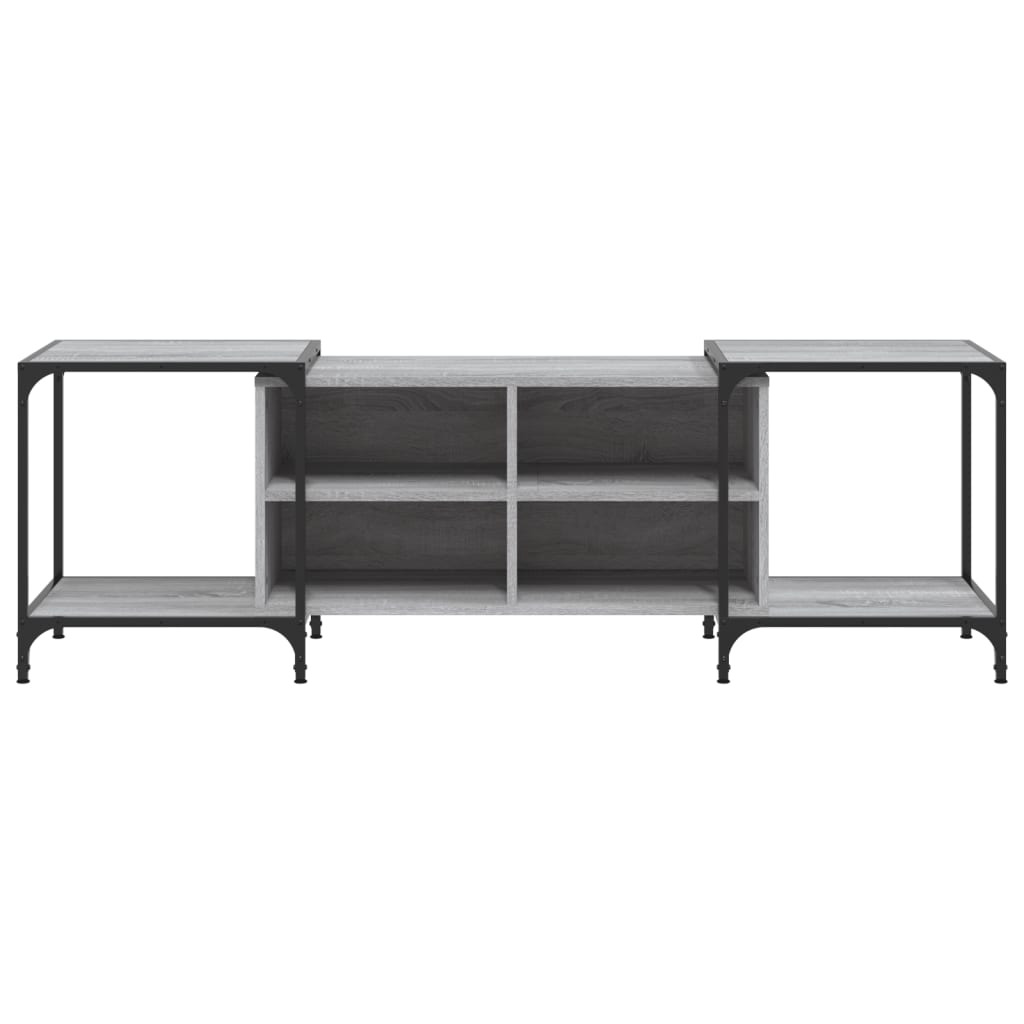 vidaXL Mobile Porta TV Grigio Sonoma 153x37x50 cm in Legno Multistrato