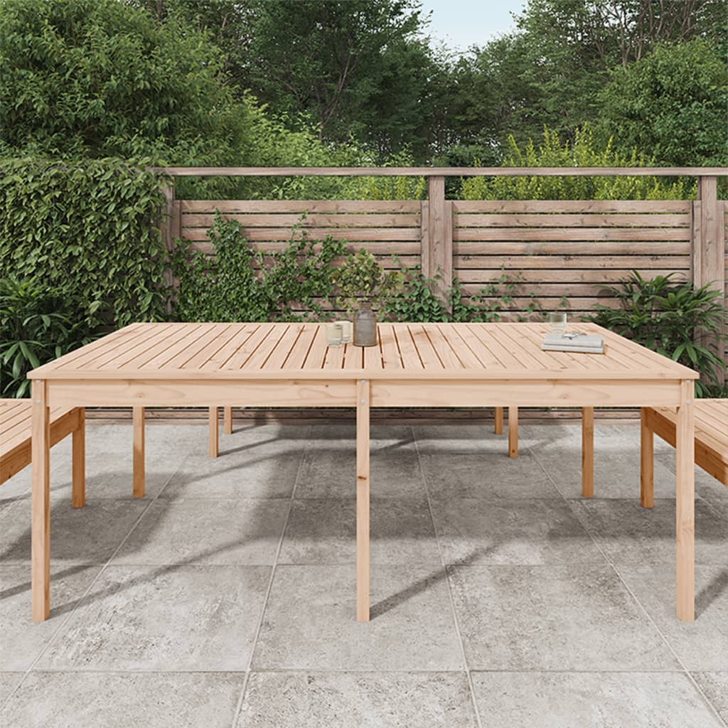 vidaXL Tavolo da Giardino 203,5x100x76 cm in Legno Massello di Pino