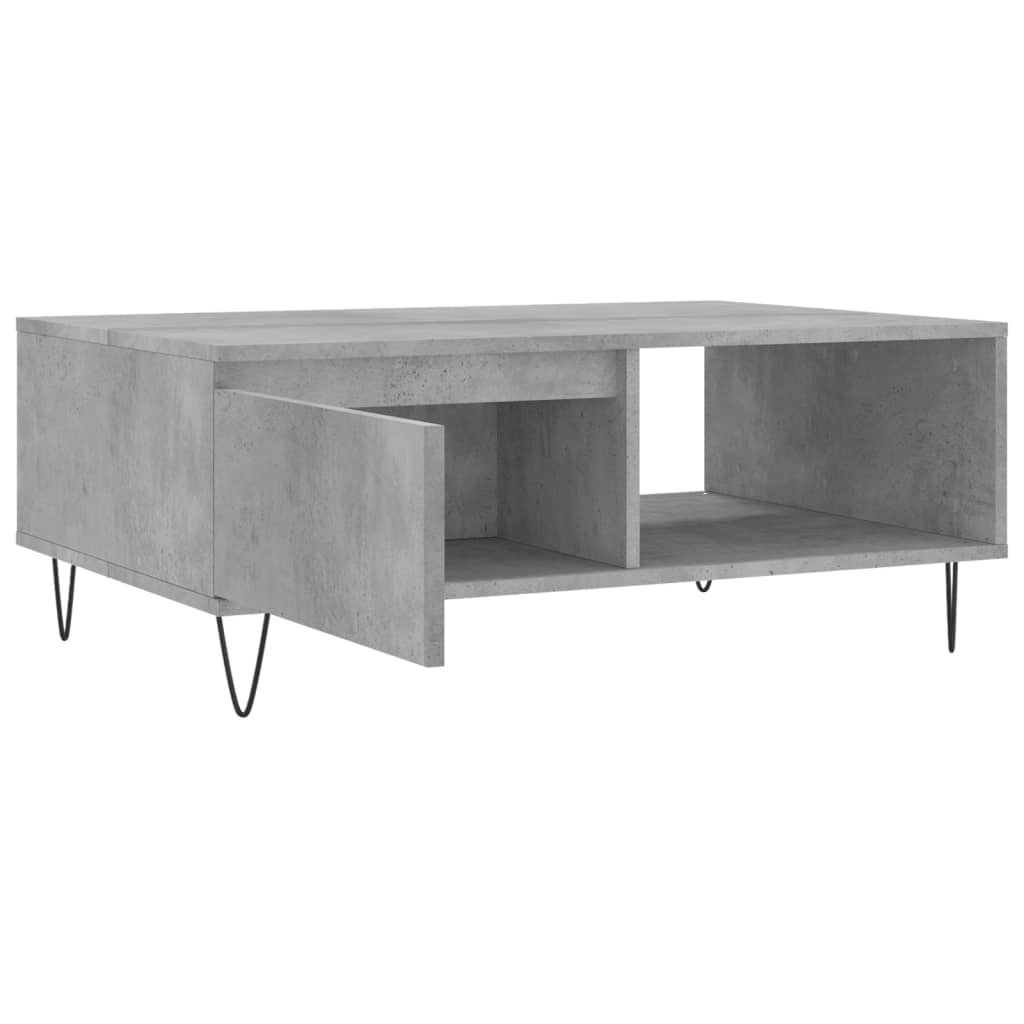 vidaXL Tavolino da Salotto Grigio Cemento 90x60x35cm Legno Multistrato