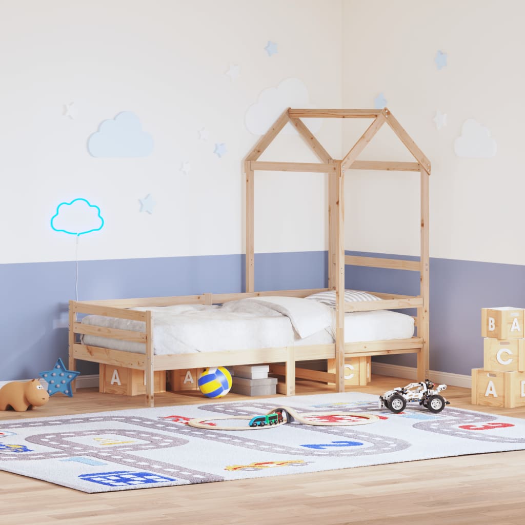 vidaXL Tetto per Letto Bambini 98x70x176,5 cm Legno Massello di Pino