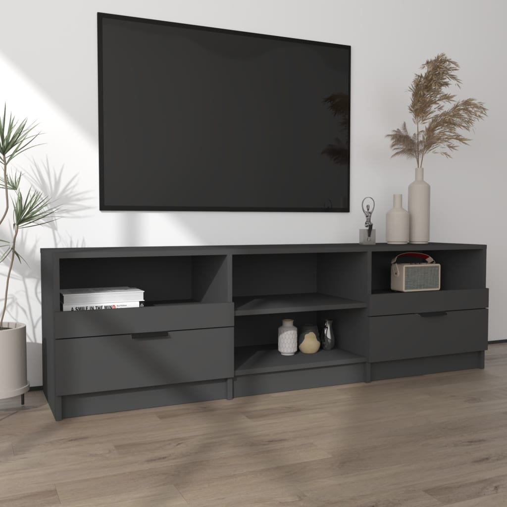 vidaXL Mobile Porta TV NEro 150x33,5x45 cm in Legno Multistrato