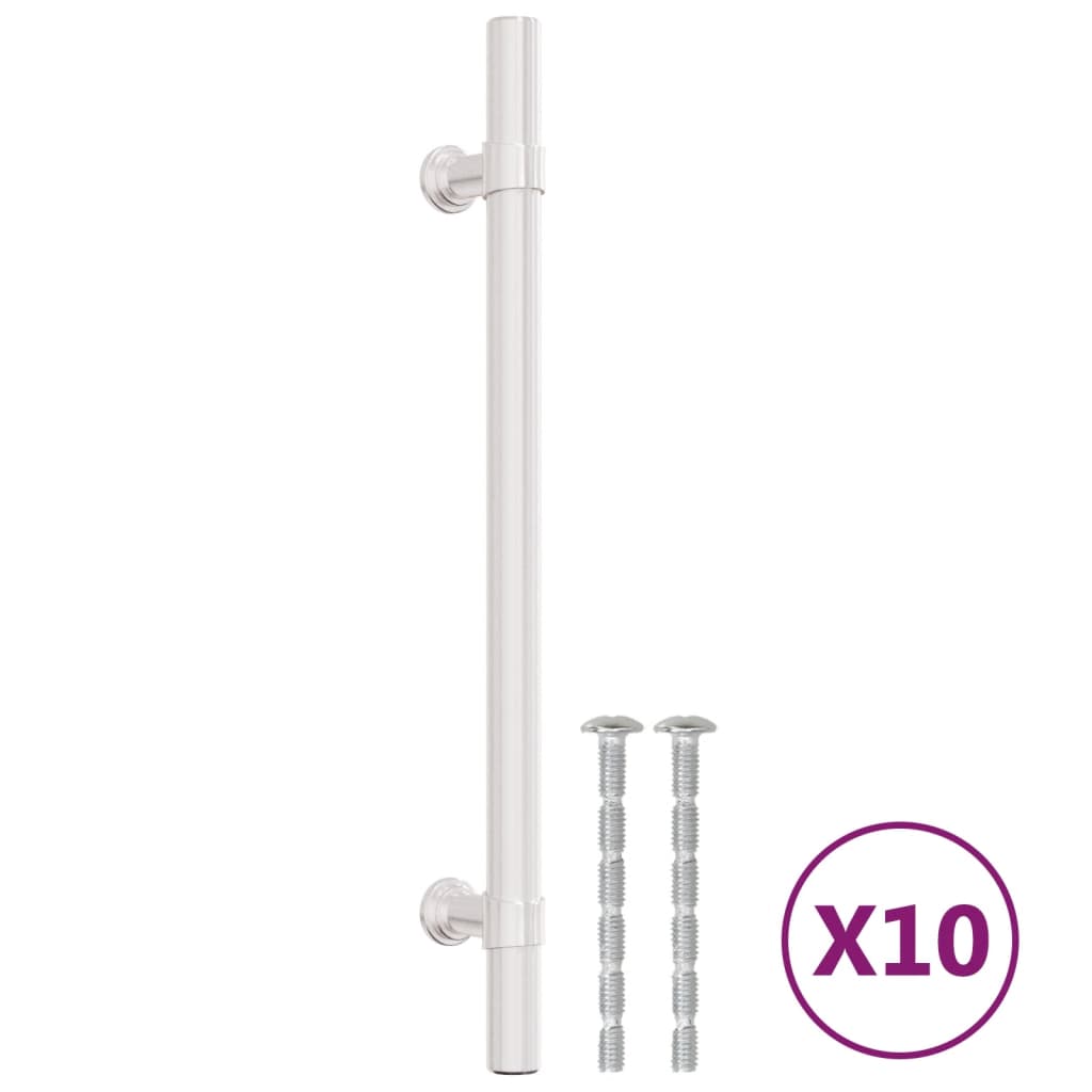 vidaXL Maniglie per Mobili 10pz Argento 160mm in Acciaio Inox