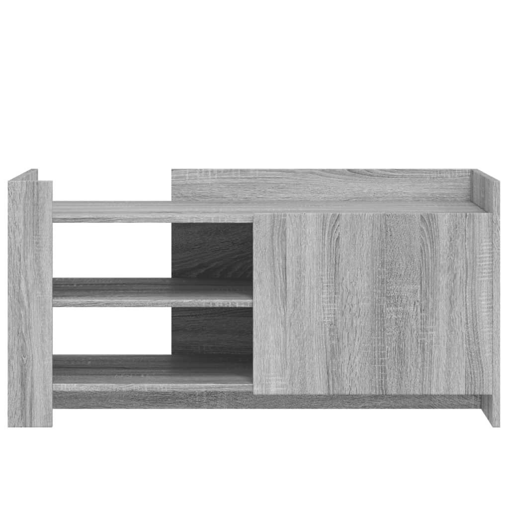 vidaXL Tavolino Salotto Grigio Sonoma 100x50x50 cm Legno Multistrato