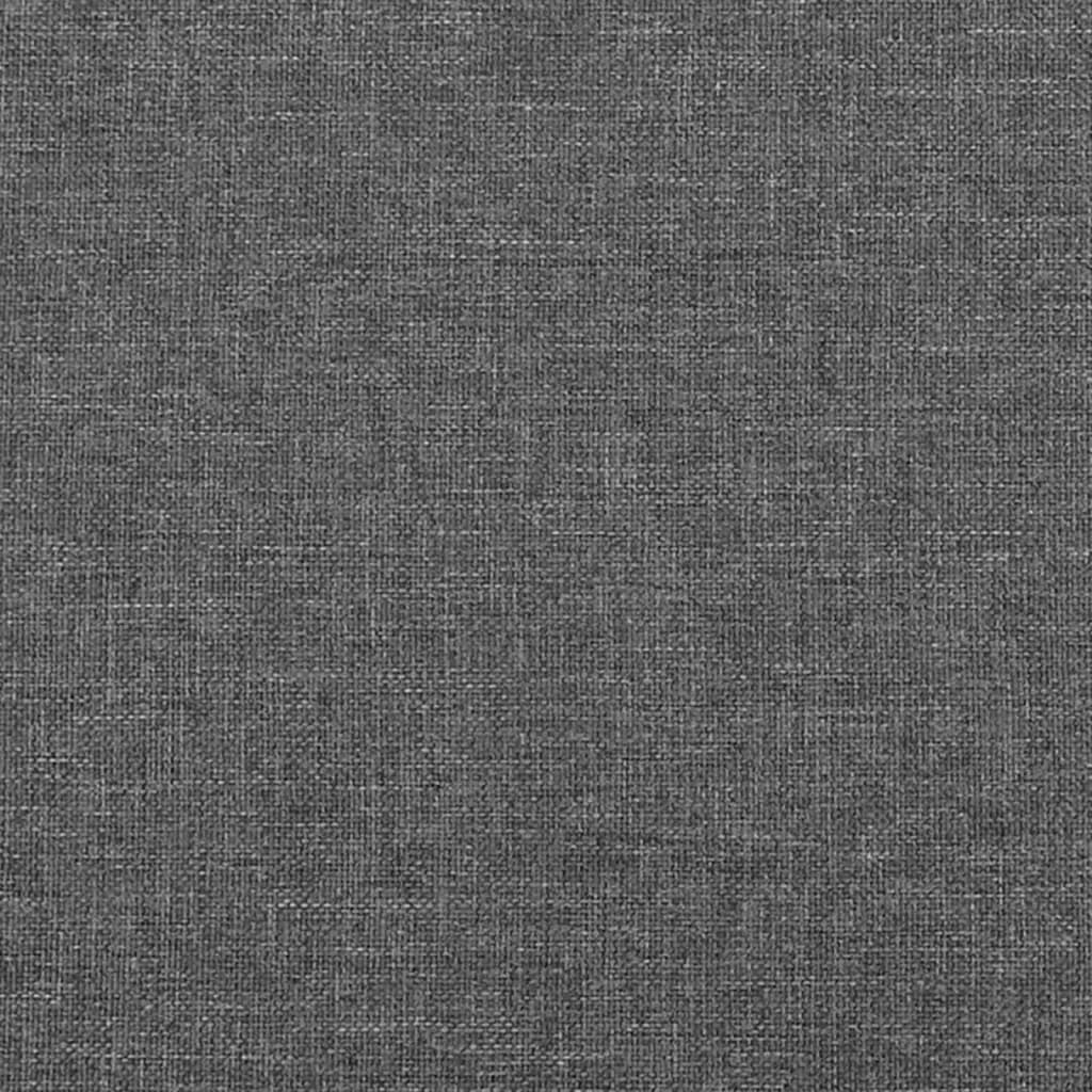 vidaXL Testiera 2 pz Grigio Scuro 80x5x78/88 cm in Tessuto