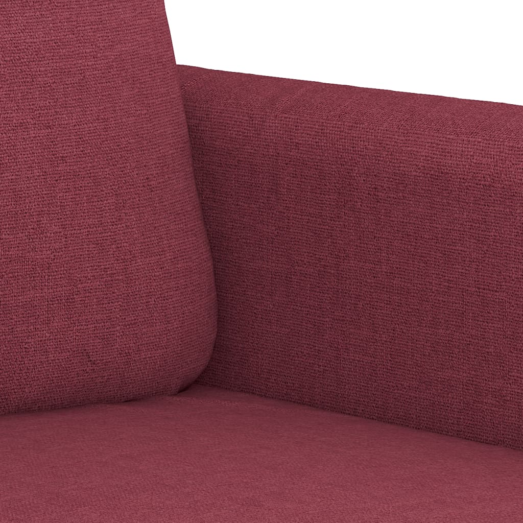 vidaXL Poltrona Rosso Vino 60 cm in Tessuto