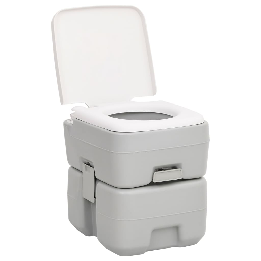 vidaXL Set Toilette Portatile Campeggio Supporto Lavamani Tanica Acqua