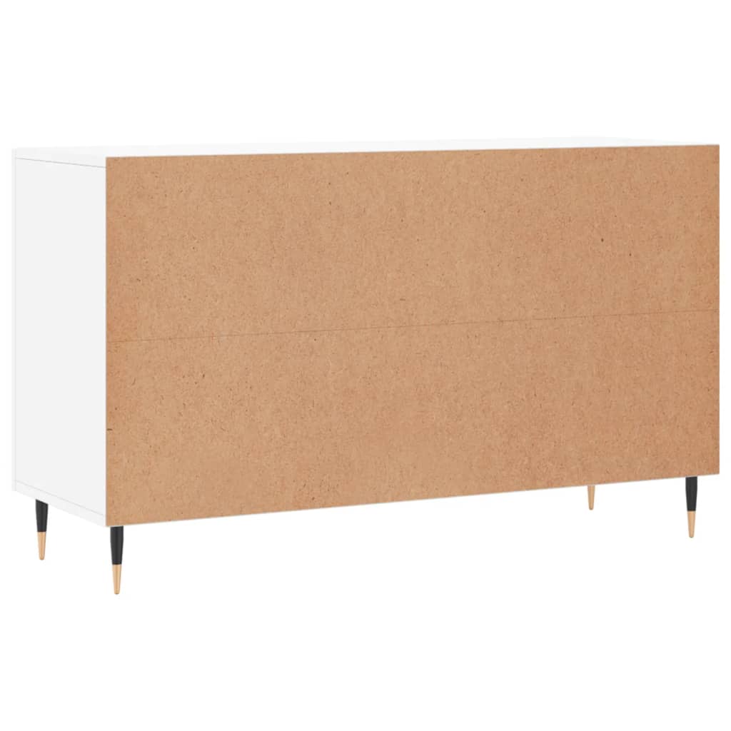 vidaXL Credenza Bianco Lucido 100x36x60 cm in Legno Multistrato