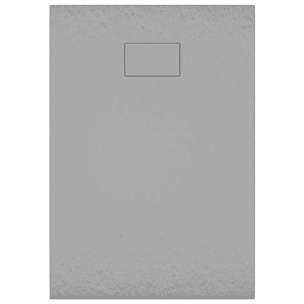 vidaXL Piatto Doccia in SMC Grigio 100x70 cm