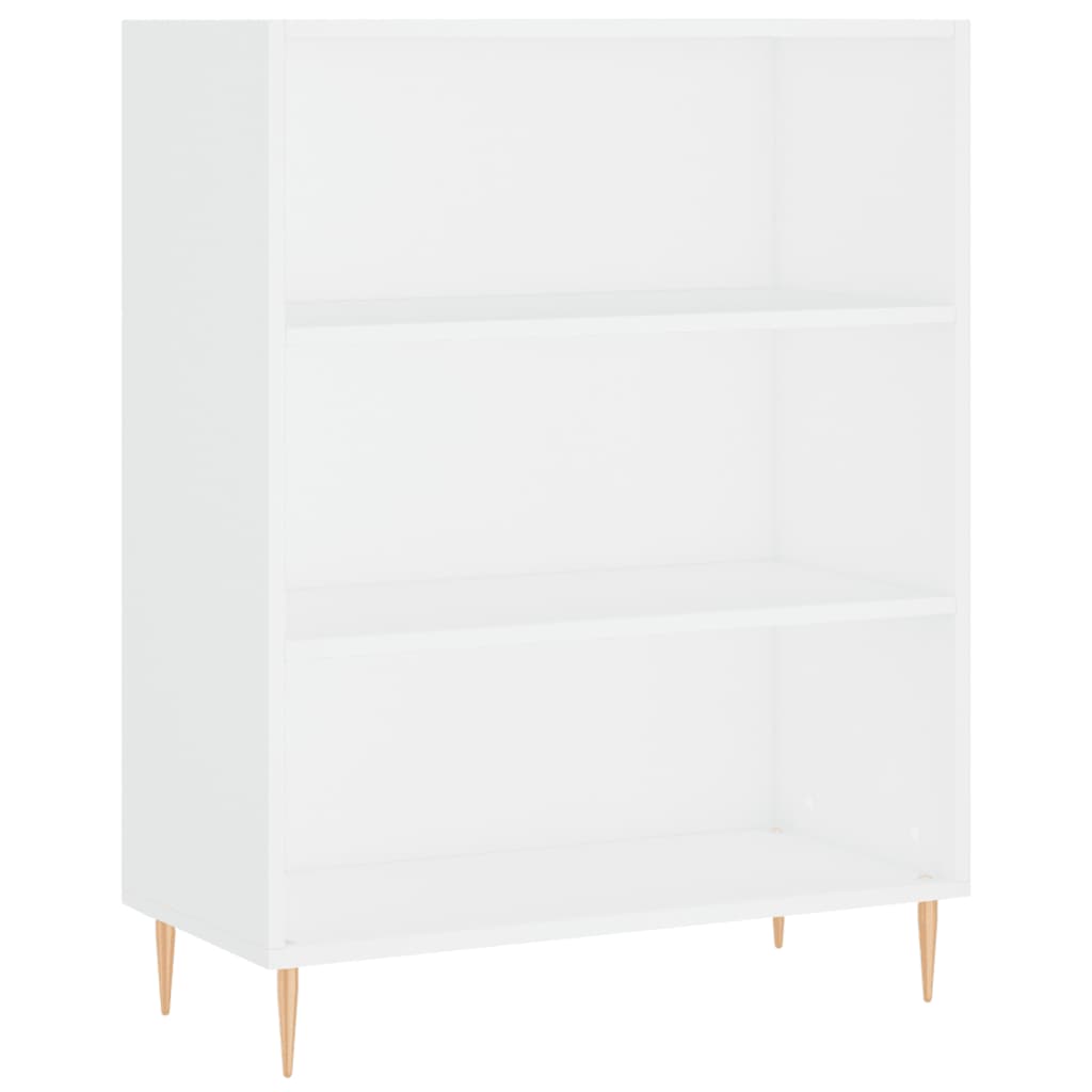 vidaXL Libreria Bianca 69,5x32,5x90 cm in Legno Multistrato