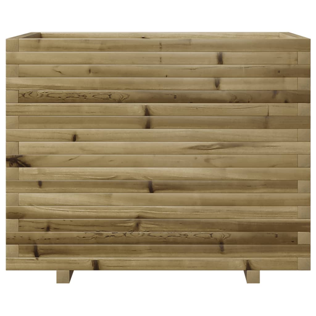 vidaXL Fioriera da Giardino 90x60x72 cm in Legno di Pino Impregnato