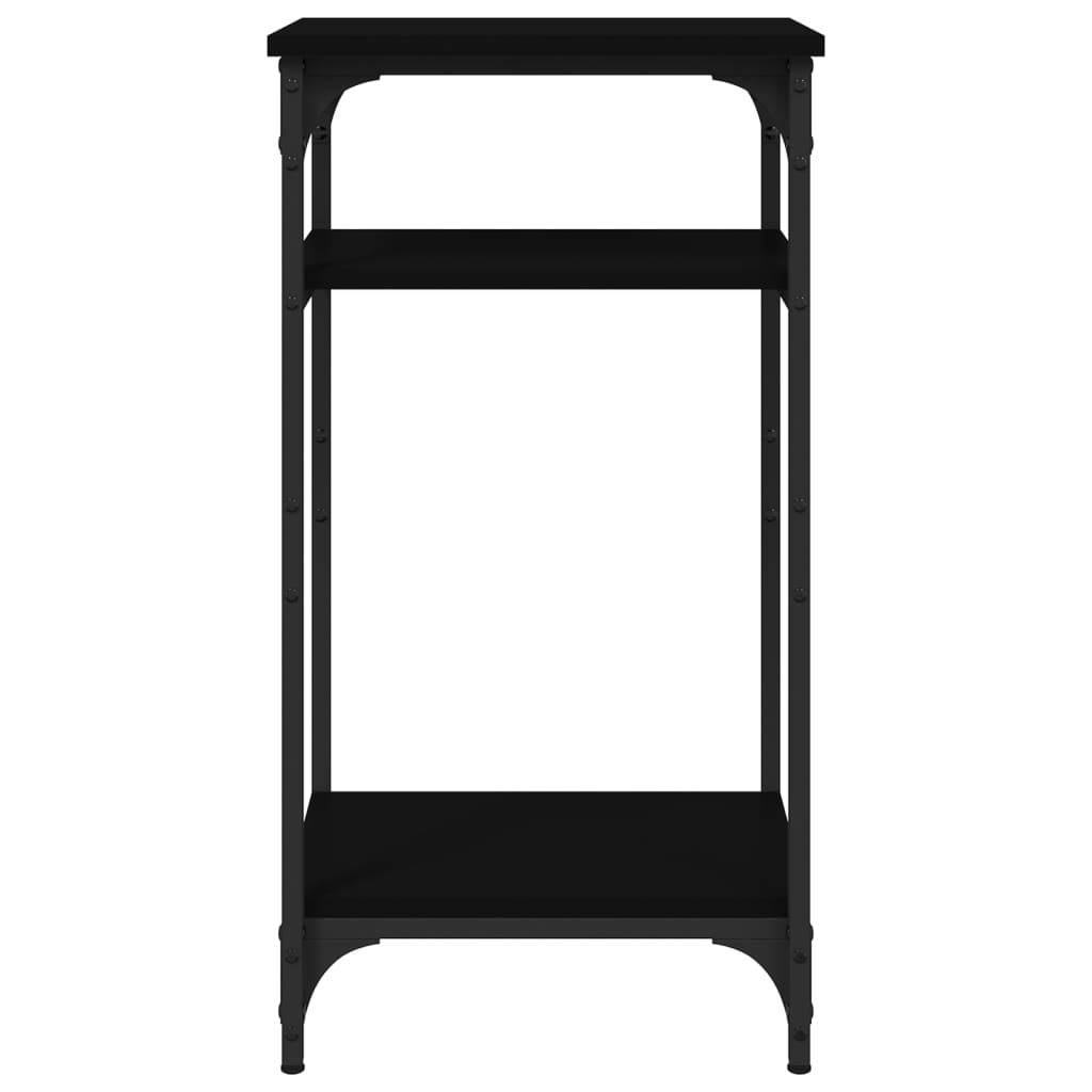 vidaXL Tavolino Nero 40x30x75 cm in Legno Multistrato