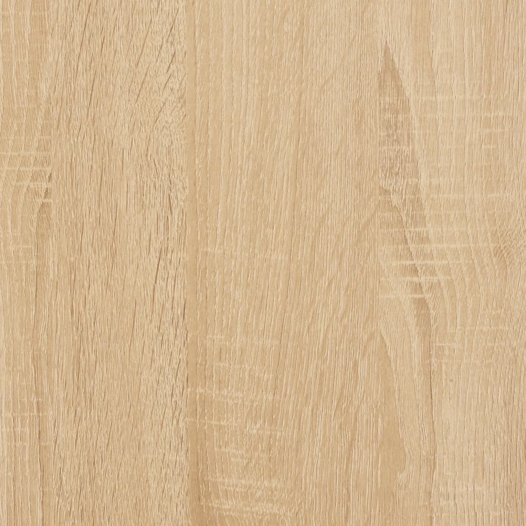 vidaXL Panca Portaoggetti Rovere Sonoma 102x42x45 cm Legno Multistrato