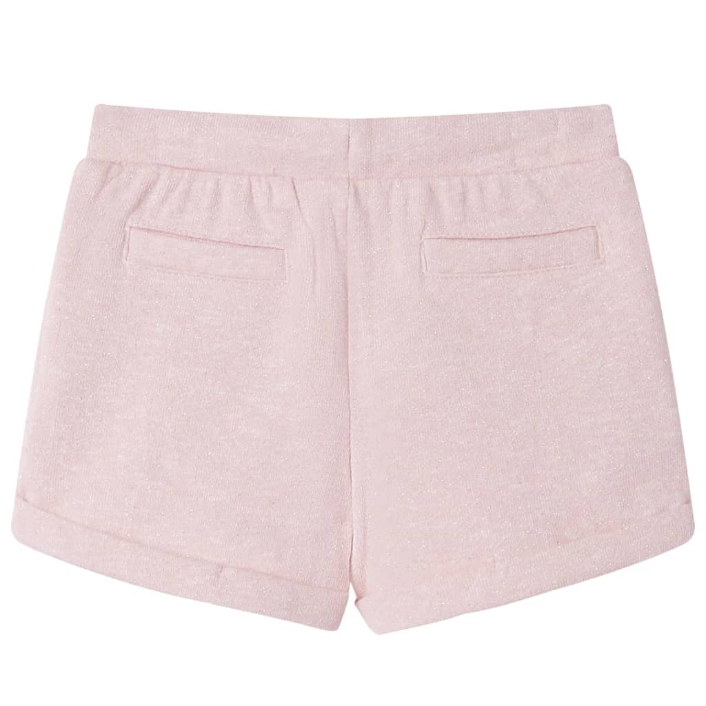 Pantaloncini per Bambini con Coulisse Rosa Chiaro Misto 128