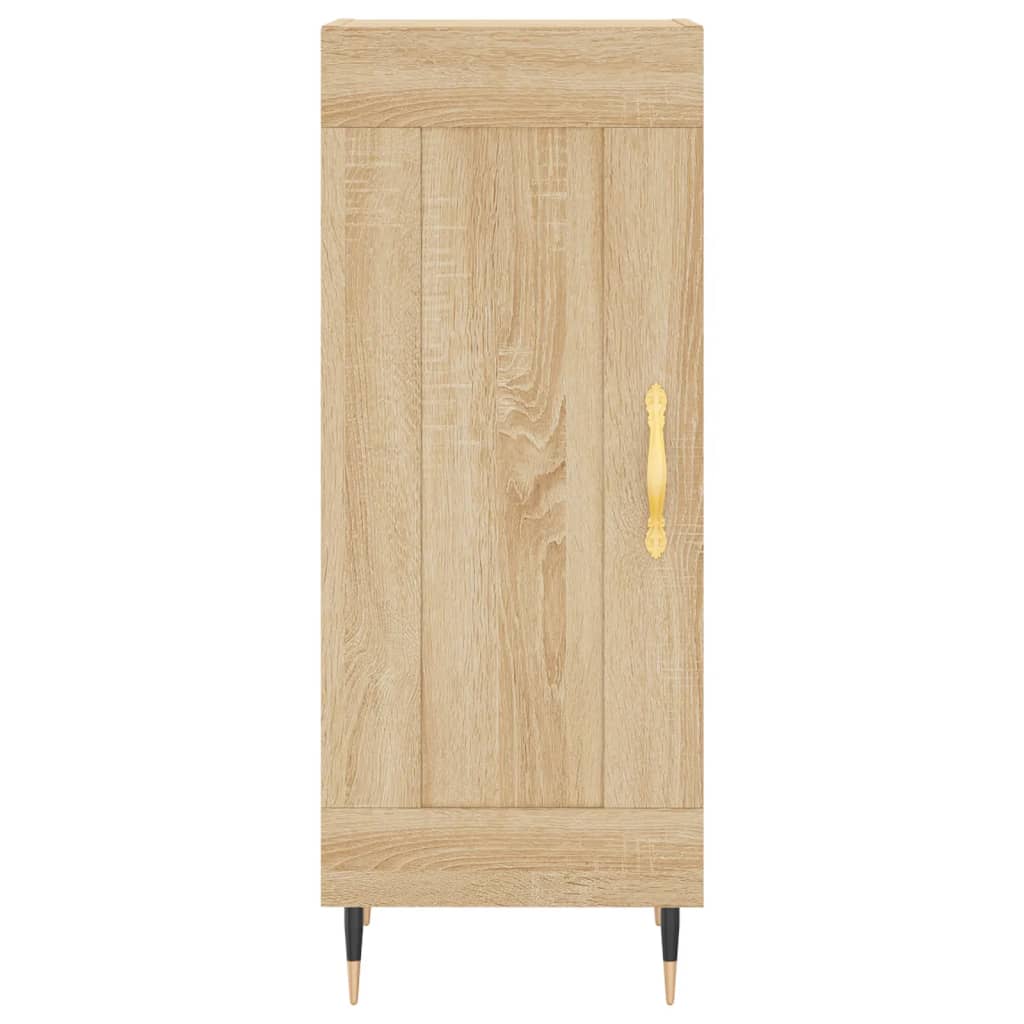 vidaXL Credenza Rovere Sonoma 34,5x34x180 cm in Legno Multistrato