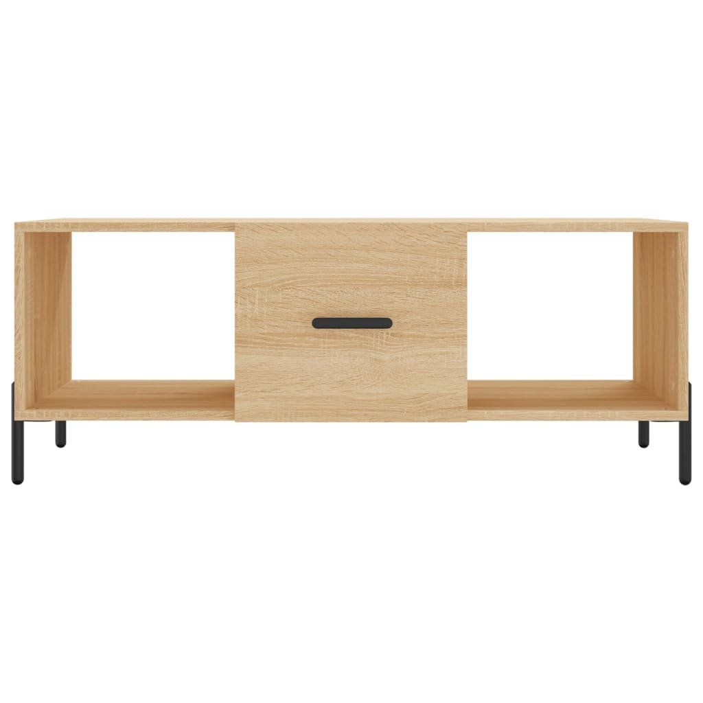 vidaXL Tavolino da Salotto Rovere Sonoma 102x50x40cm Legno Multistrato