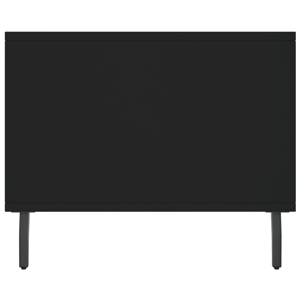 vidaXL Tavolino da Salotto Nero 90x50x40 cm in Legno Multistrato