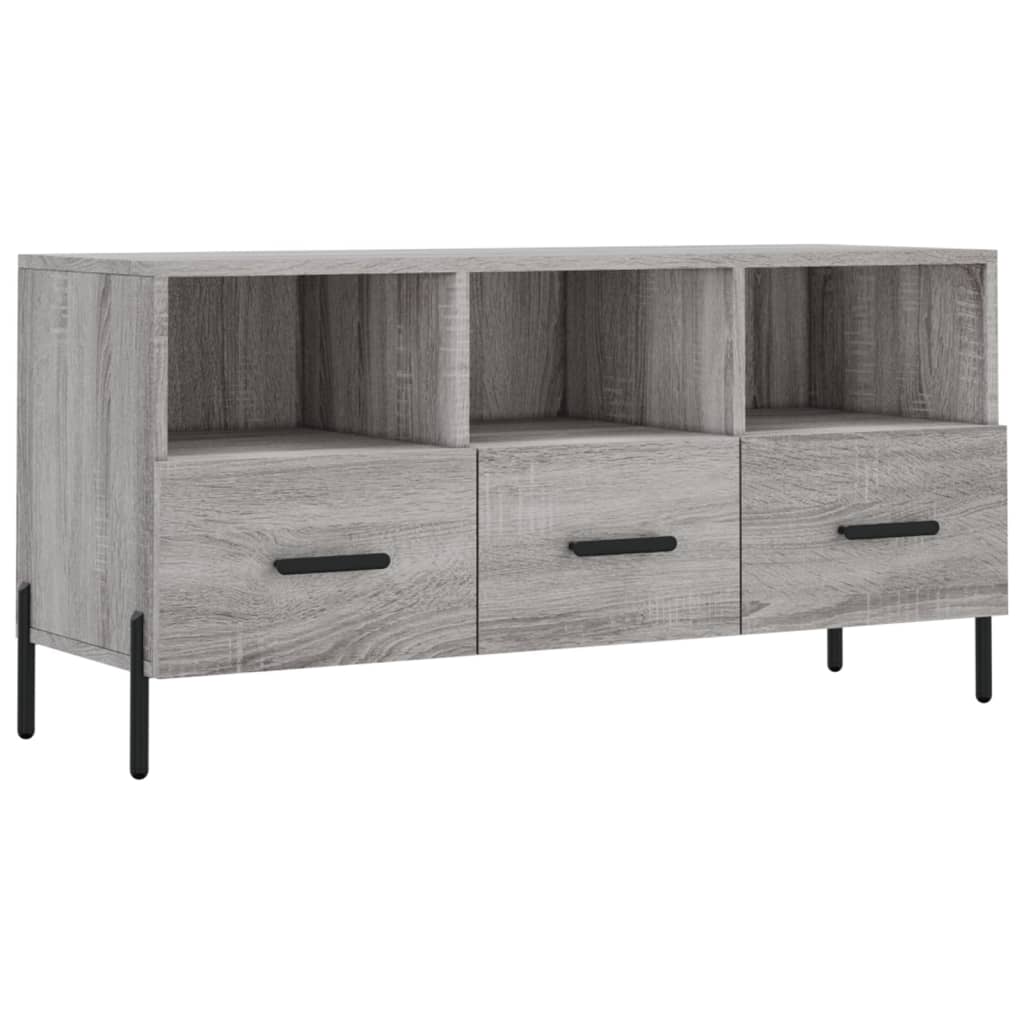 vidaXL Mobile TV Grigio Sonoma 102x36x50 cm in Legno Multistrato