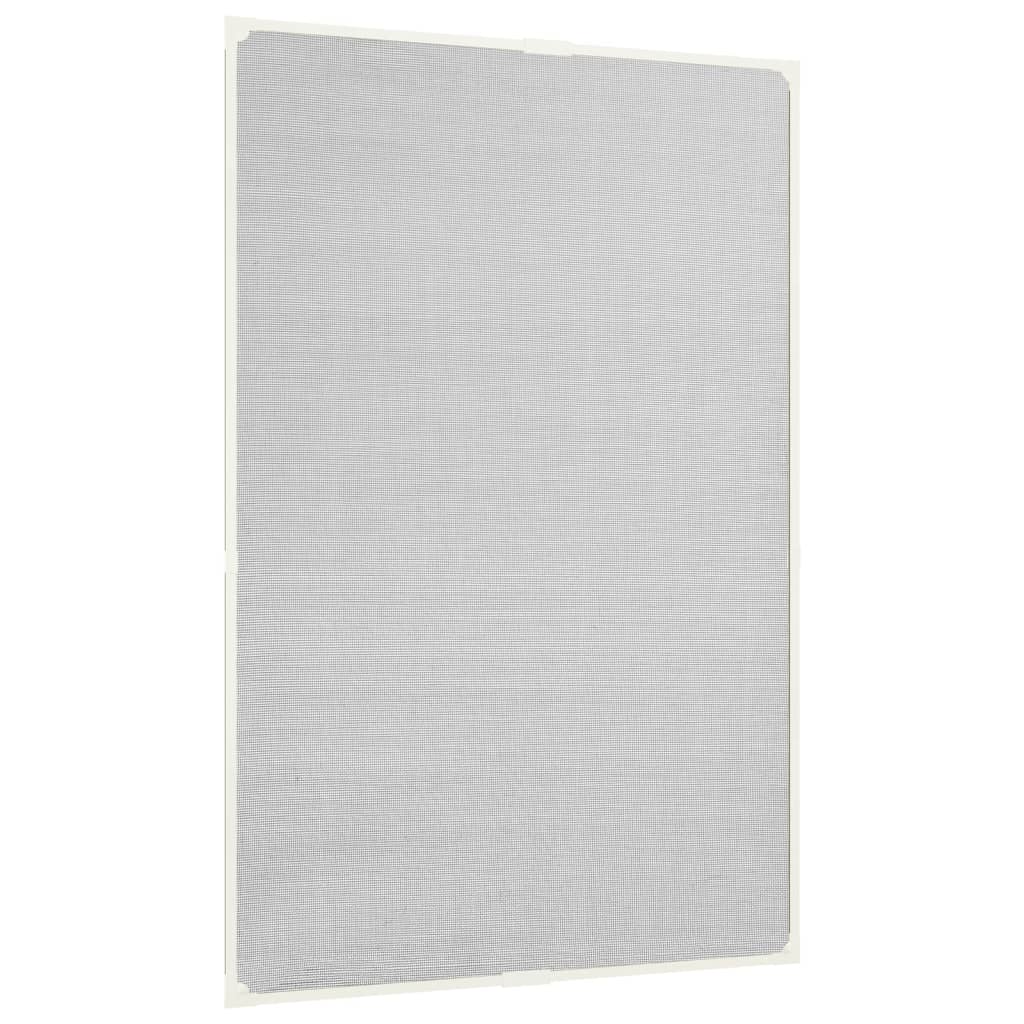 vidaXL Zanzariera Magnetica Finestre Bianca 80x120cm in Fibra di Vetro