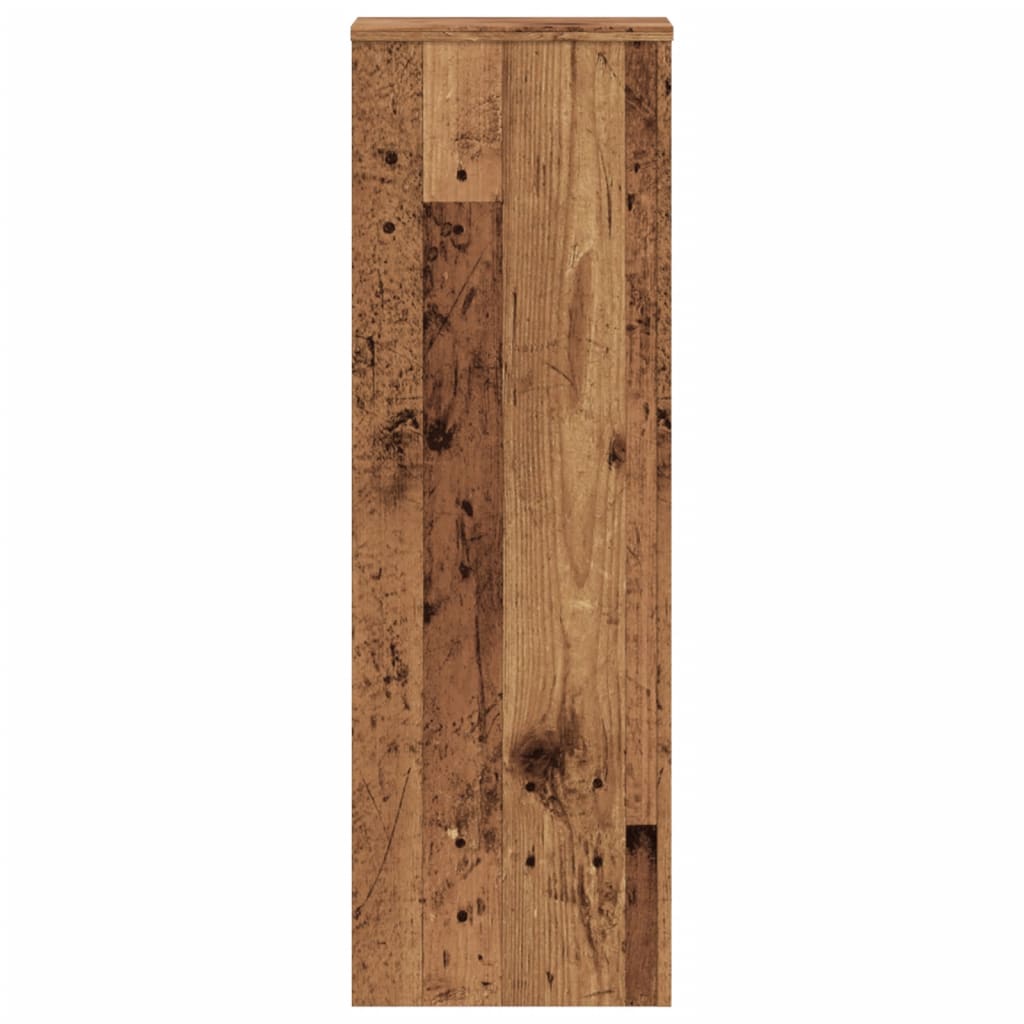 vidaXL Supporto per Piante Legno Vecchio 33x33x100 cm in Truciolato