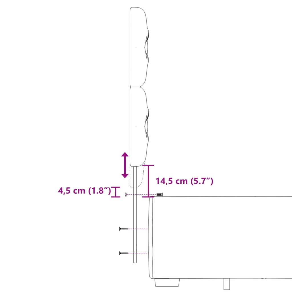 vidaXL Giroletto a Molle con Materasso Grigio Chiaro 180x200cm Velluto