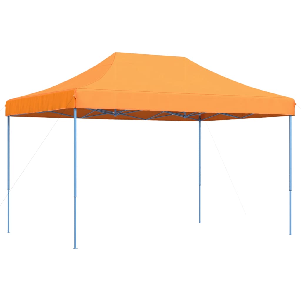 vidaXL Tenda da Festa Pieghevole Pop-Up Arancione 410x279x315 cm