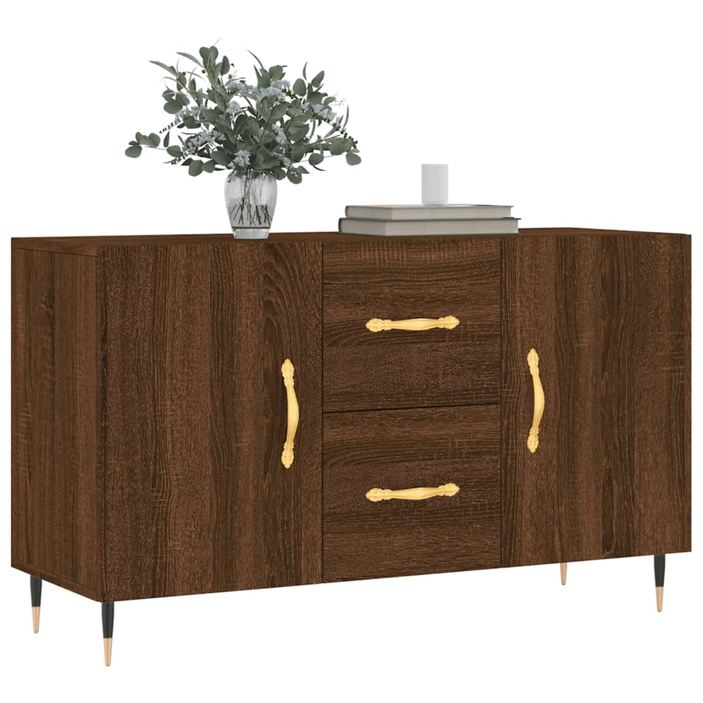 vidaXL Credenza Rovere Marrone 100x36x60 cm in Legno Multistrato