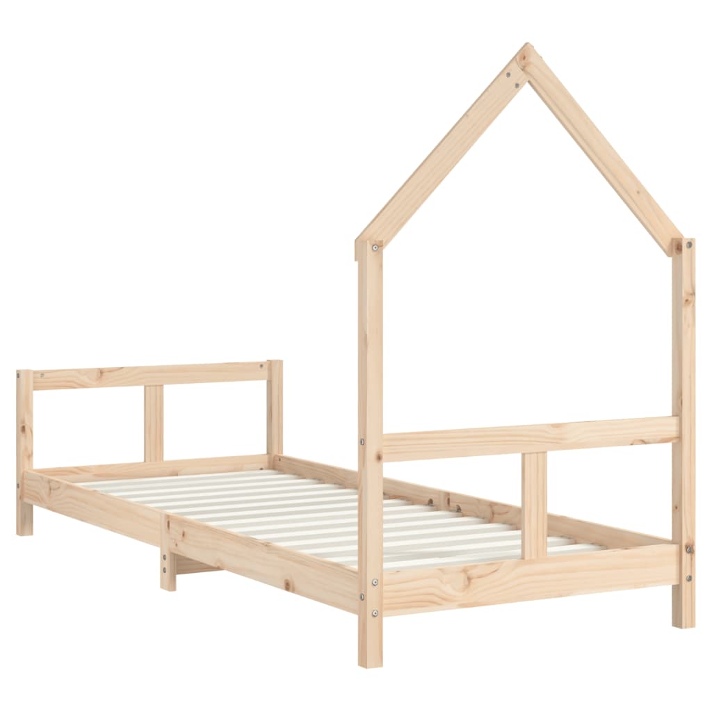 vidaXL Giroletto per Bambini 80x200 cm in Legno Massello di Pino