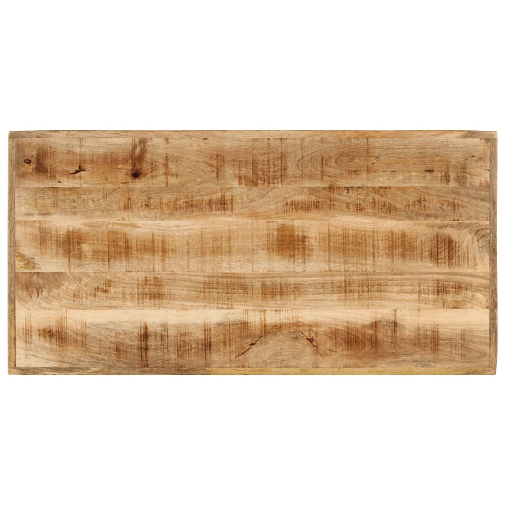 vidaXL Tavolino da Bar 110x55x107 cm Legno Massello di Mango e Ferro