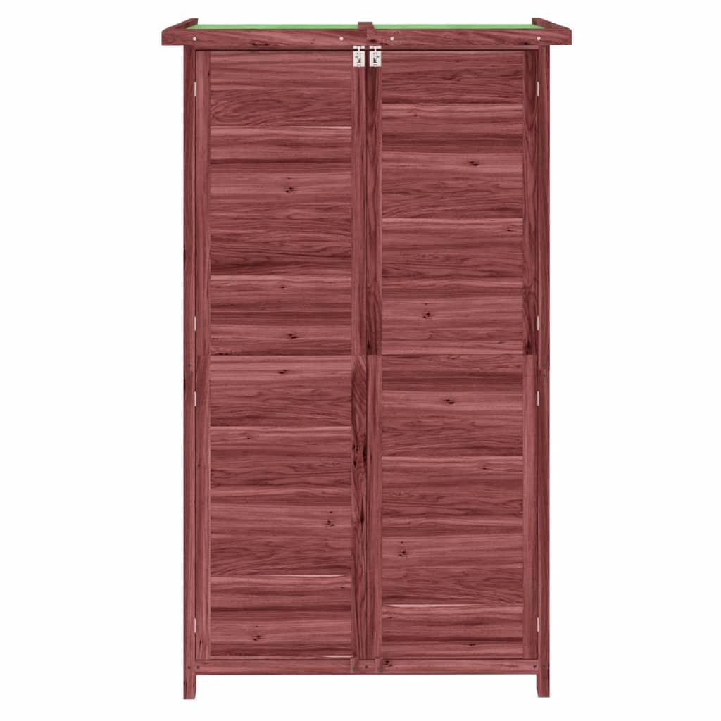 vidaXL Rimessa da Giardino Moka 83x57x140 cm in Legno Massello di Pino