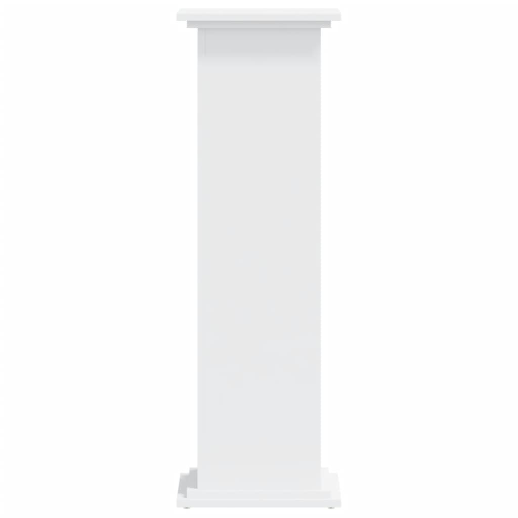 vidaXL Supporto per Piante Bianco 33x33x100 cm in Truciolato