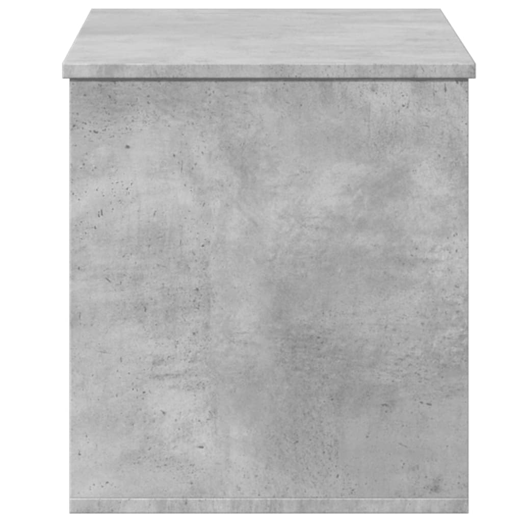 vidaXL Contenitore Grigio Cemento 100x42x46 cm in Legno Multistrato