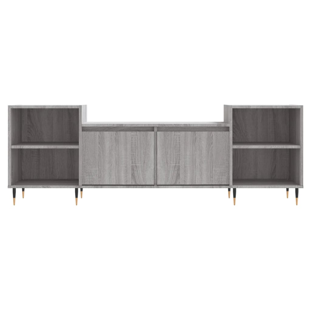 vidaXL Mobile TV Grigio Sonoma 160x35x55 cm in Legno Multistrato