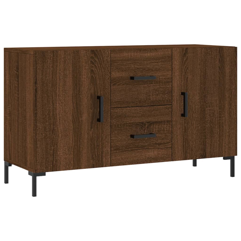 vidaXL Credenza Rovere Marrone 100x36x60 cm in Legno Multistrato