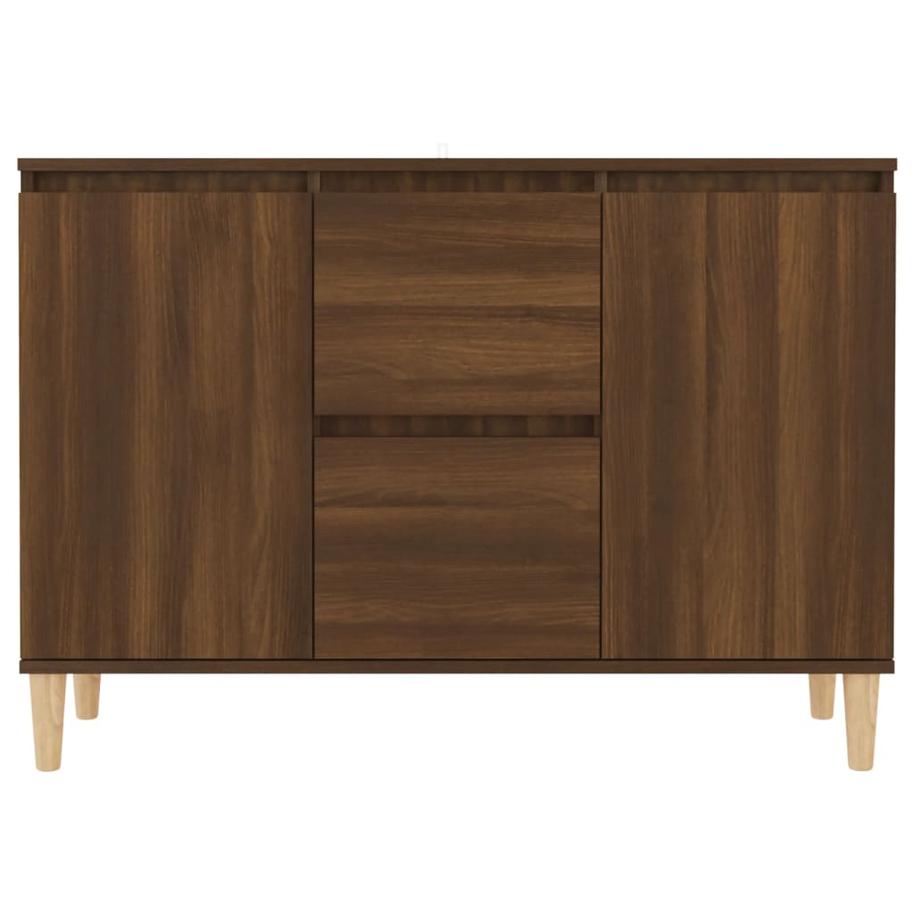 vidaXL Credenza Rovere Marrone 101x35x70 cm in Legno Ingegnerizzato