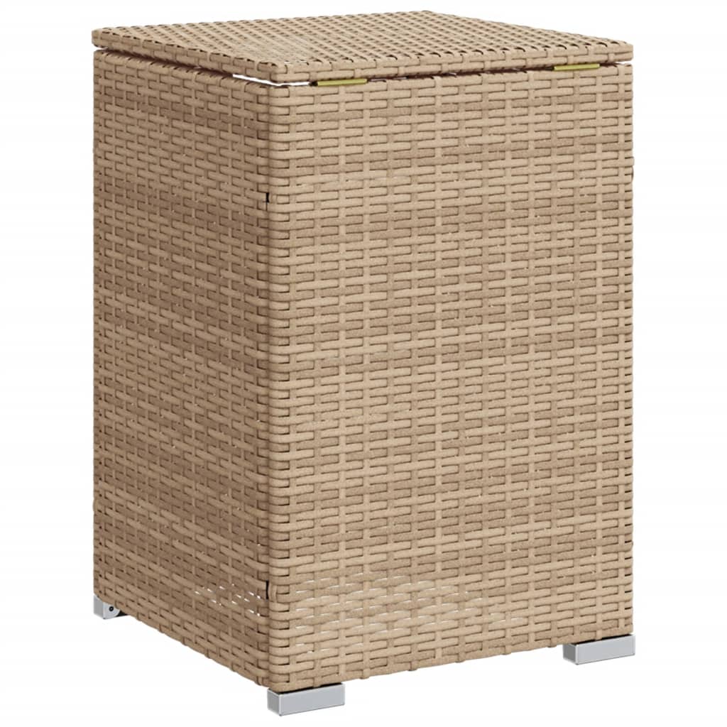 vidaXL Tavolo Copri Serbatoio Propano Beige 40x40x60 cm in Polyrattan