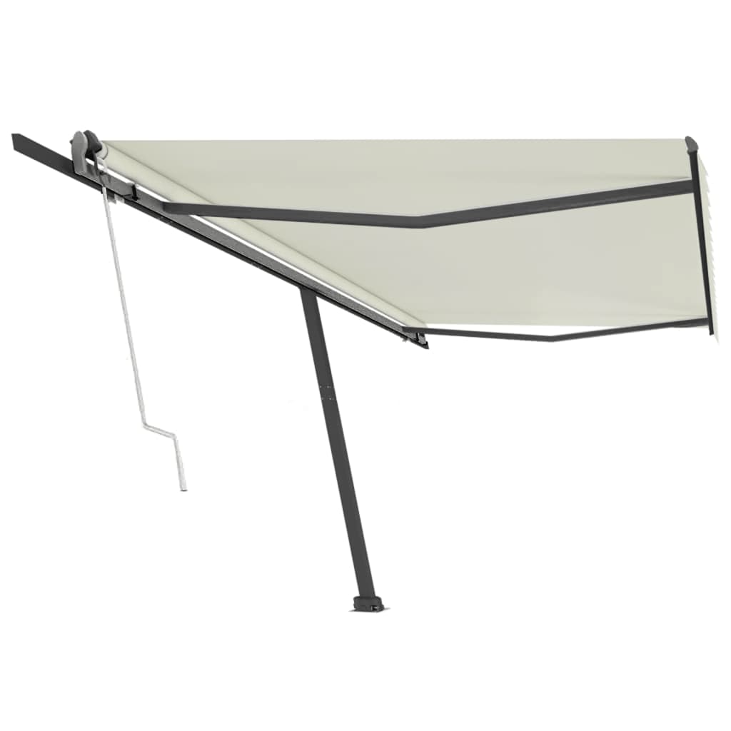 vidaXL Tenda da Sole Automatica Autoportante 500x300 cm Crema