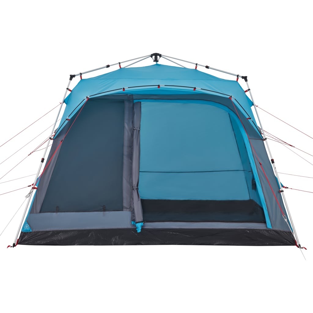 vidaXL Tenda Familiare Cabina 7 Persone Blu a Rilascio Rapido