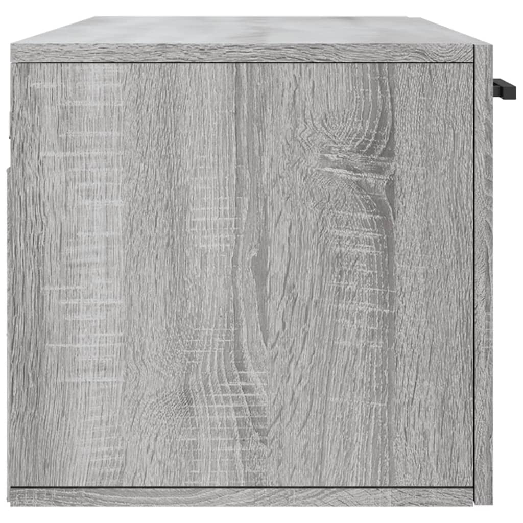 vidaXL Mobile a Parete Grigio Sonoma 100x36,5x35 cm Legno Multistrato