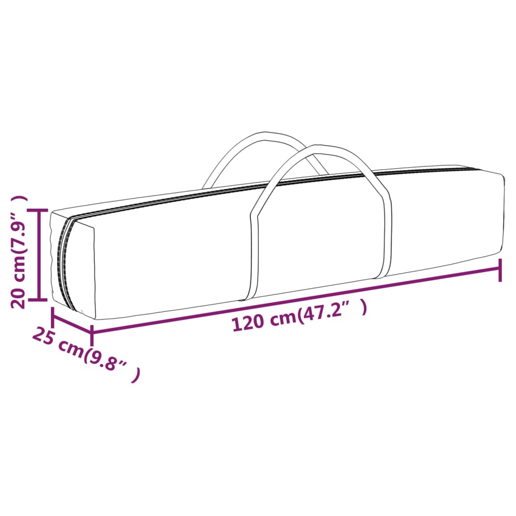 vidaXL Tenda per Feste Pieghevole Nera 2x2 m