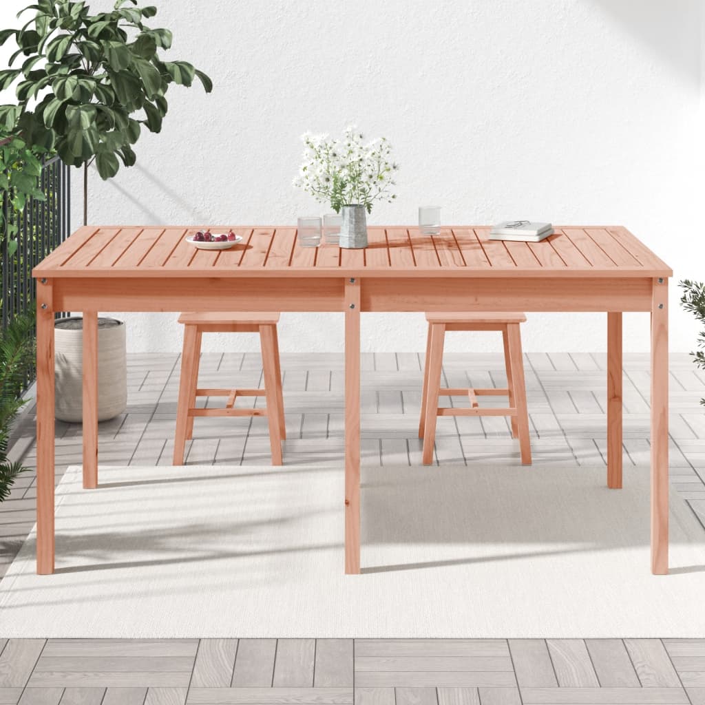 vidaXL Tavolo da Giardino 159,5x82,5x76cm in Legno Massello di Douglas