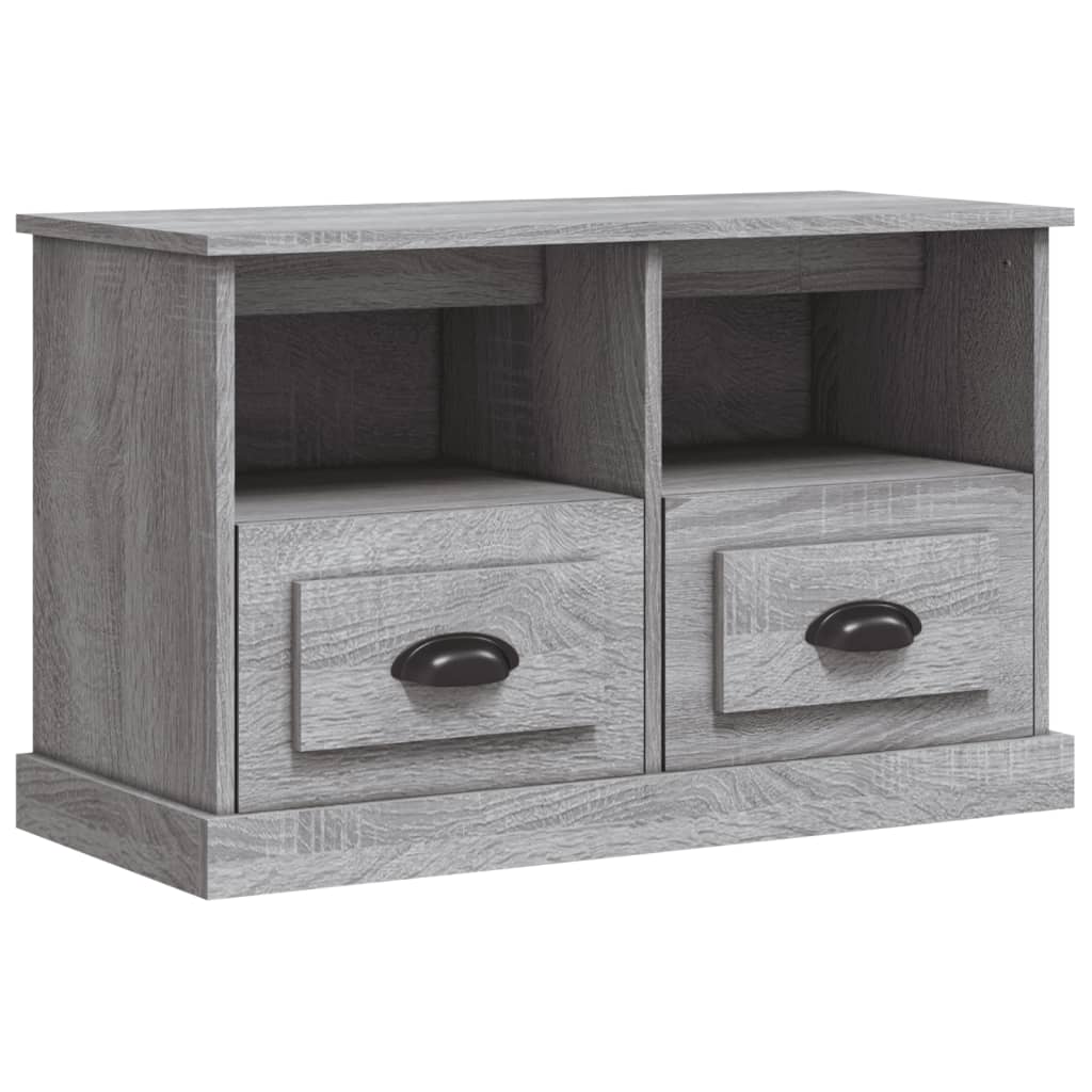 vidaXL Mobile Porta TV Grigio Sonoma 80x35x50 cm in Legno Multistrato