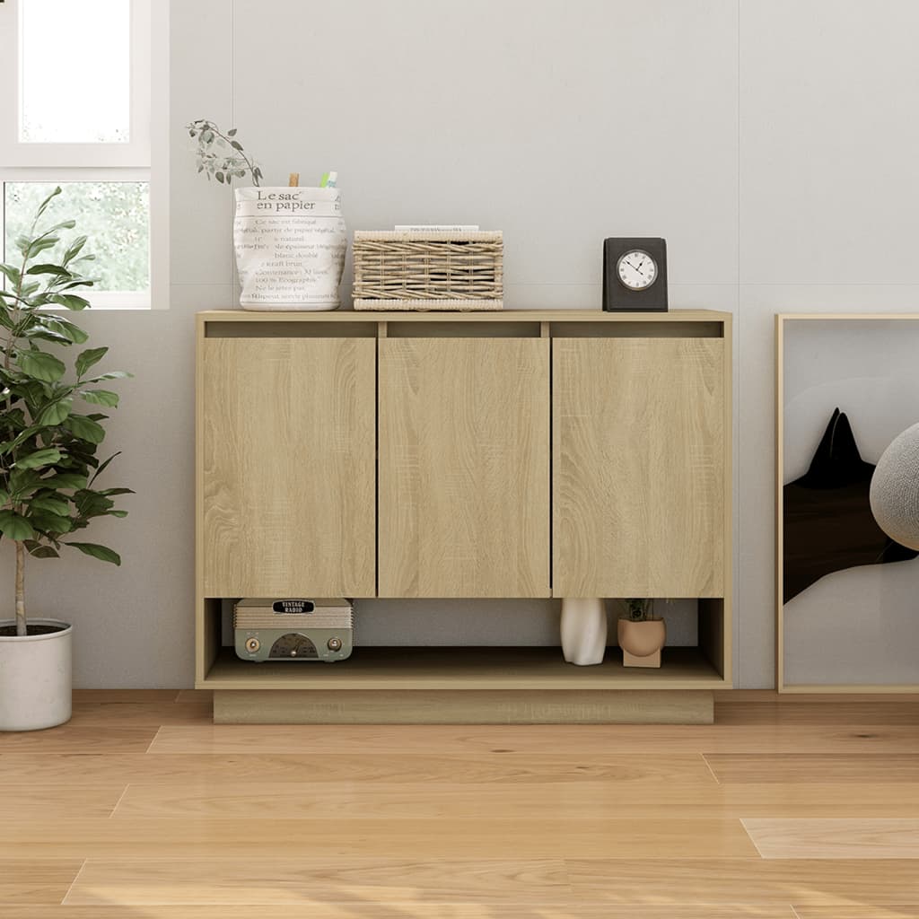 vidaXL Credenza Rovere Sonoma 97x31x75 cm in Truciolato